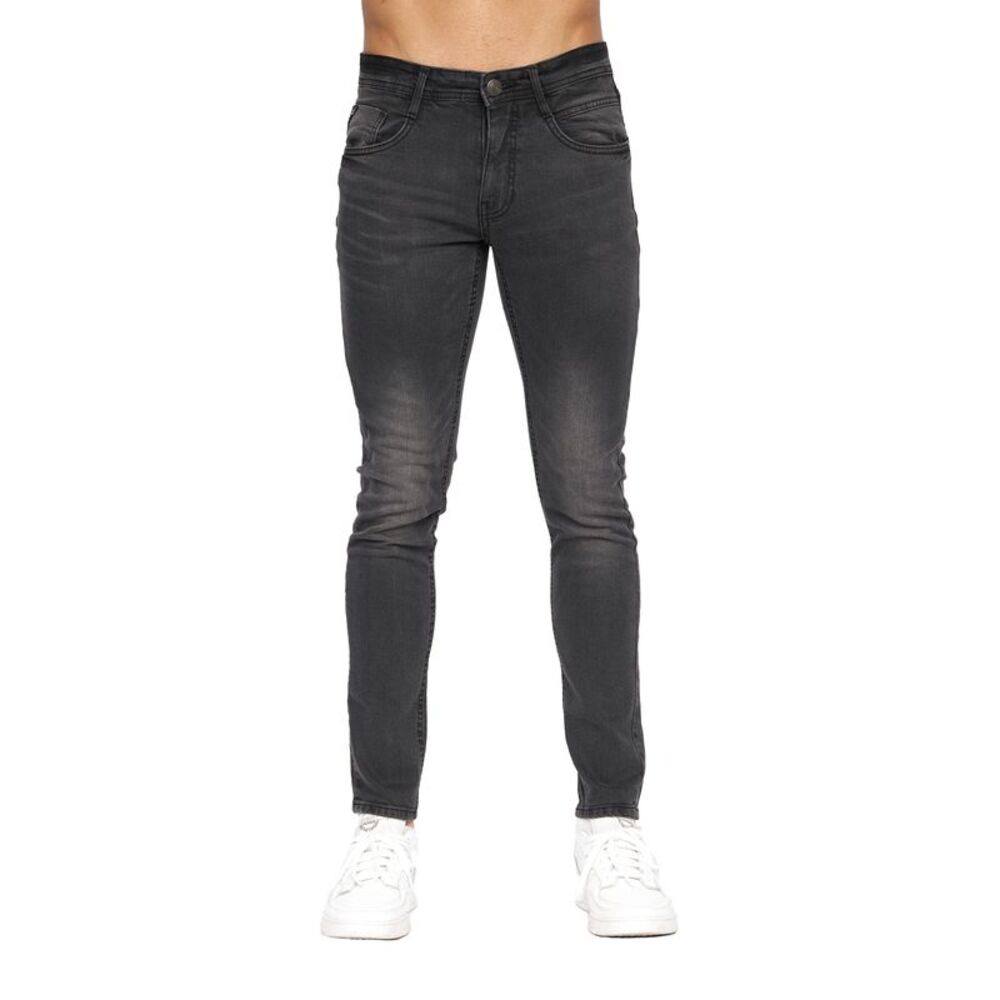 Duck and Cover Mens Maylead Slim Jeans / Black